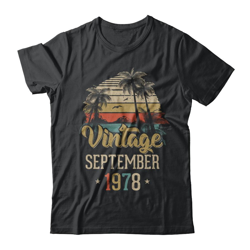 Retro Classic Vintage September 1978 44th Birthday Gift