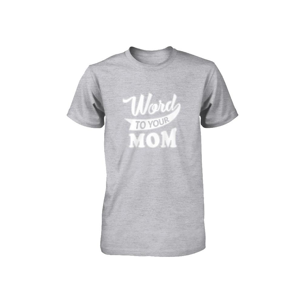 Word To Your Mother For Kids Youth-Youth Shirt-Youth T-Shirt-Athletic Heather