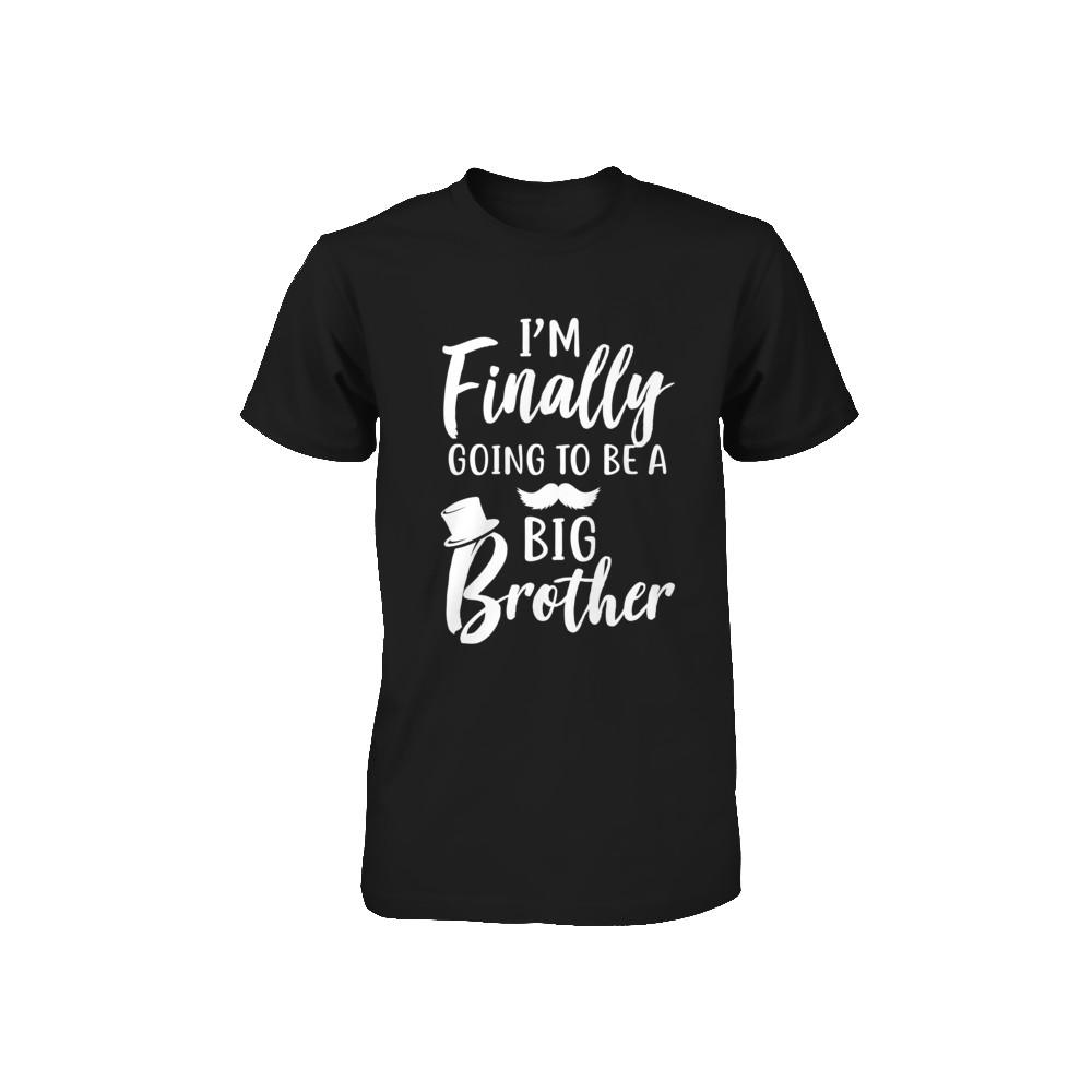 Cute I Am Finally Going To Be A Big Brother Youth-Youth Shirt-Toddler T-Shirt-Black