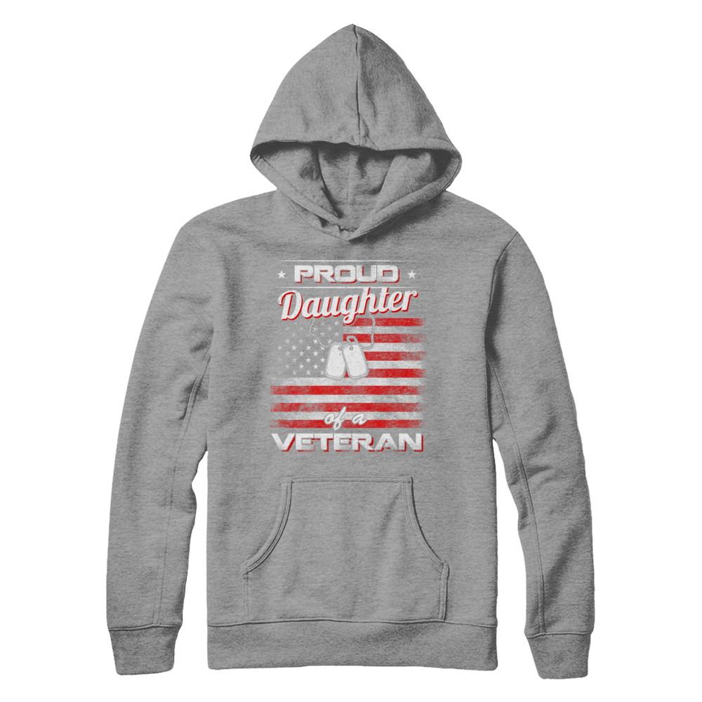Proud Daughter Of A Veteran-T-Shirt & Hoodie-Pullover Hoodie-Sport Grey