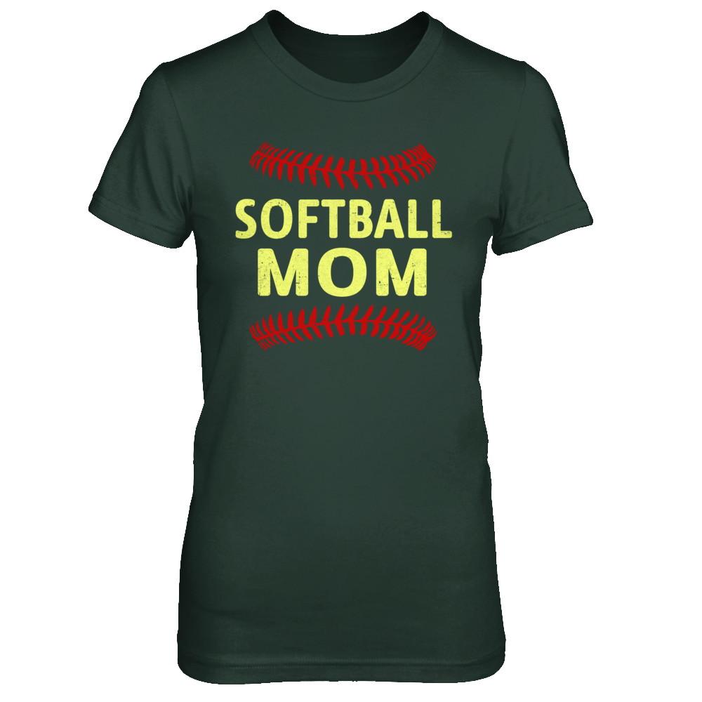 Softball Mom-T-Shirt & Hoodie-