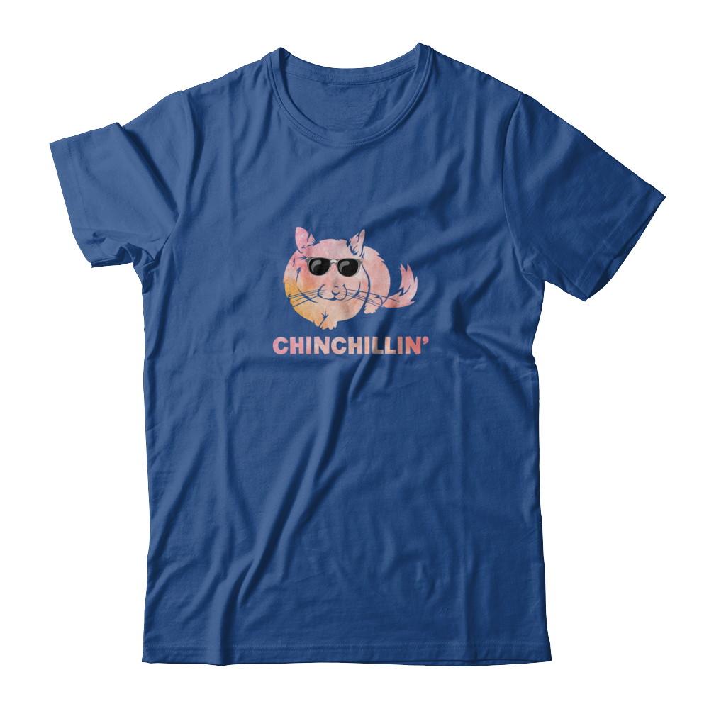 Chinchillin' Funny Chinchilla Lovers-T-Shirt & Tank Top-Classic T-Shirt-Royal
