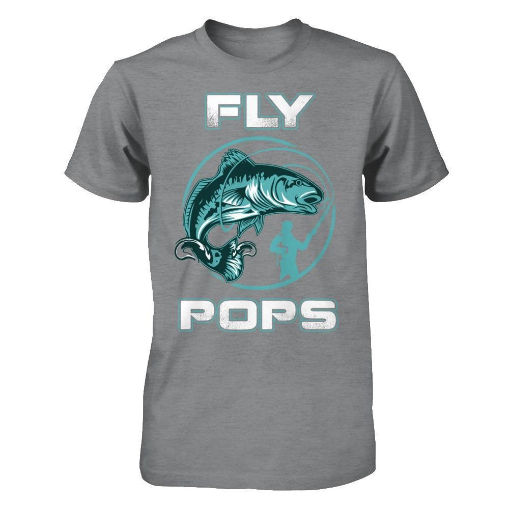 Fly Fishing Pops-T-Shirt & Hoodie-Classic T-Shirt-Sport Grey