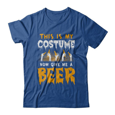 This Is My Costume Now Give Me A Beer Halloween-T-Shirt & Hoodie-Classic T-Shirt-Royal
