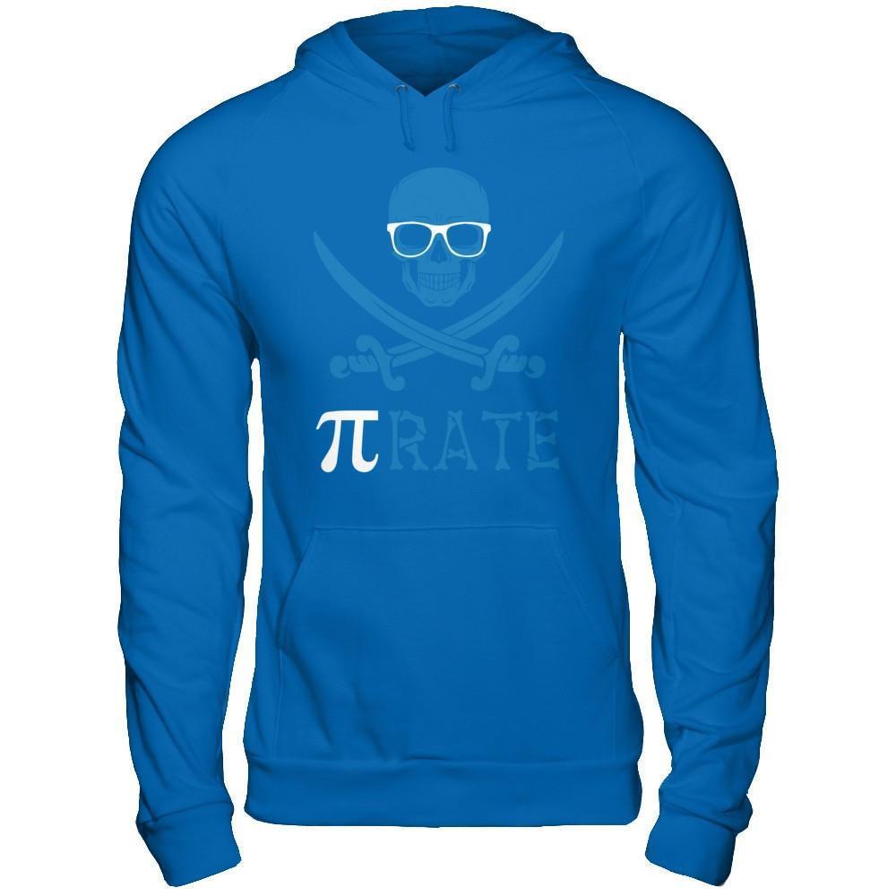 Funny Pi-Rate Happy Pi Day 2018-T-Shirt & Hoodie-Pullover Hoodie-Royal