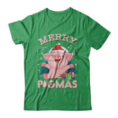 Merry Pigmas Funny Pig-T-Shirt & Hoodie-Premium T-Shirt-Kelly Green