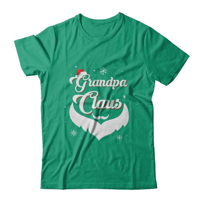 Santa Beard Matching Christmas Pajamas Grandpa Claus-T-Shirt & Sweatshirt-Classic T-Shirt-Kelly Green