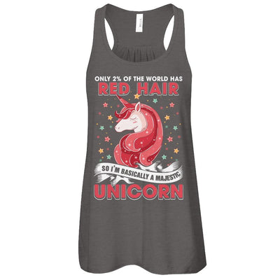 Only 2 Percent Of The World Has Red Hair Majestic Unicorn-T-Shirt & Tank Top-