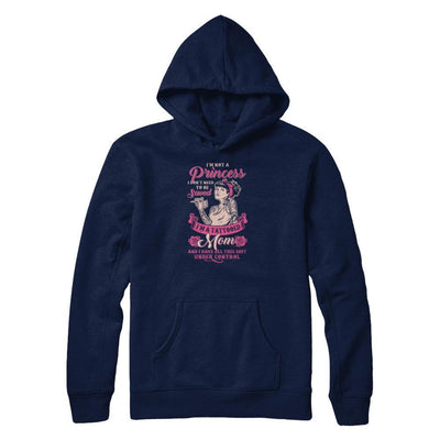 I'm Not A Princess I'm A Tattooed Mom-T-Shirt & Tank Top-Pullover Hoodie-Navy