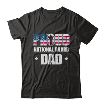 Proud National Guard Dad Veteran Fathers Day-T-Shirt & Hoodie-Classic T-Shirt-Black