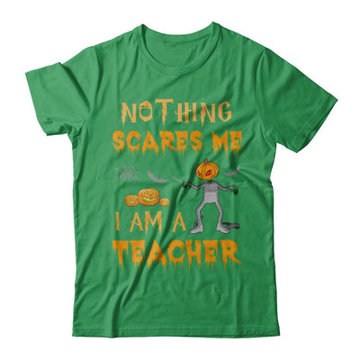 Halloween Nothing Scares Me I'm A Teacher-T-Shirt & Hoodie-Premium T-Shirt-Kelly Green