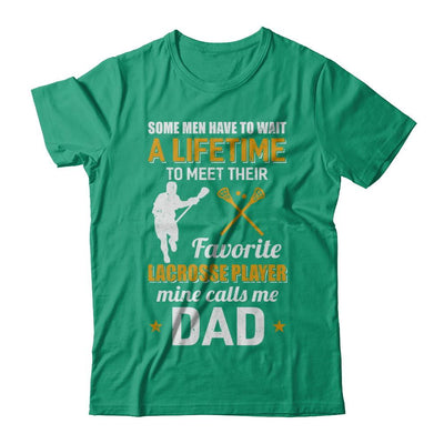 Funny My Favorite Lacrosse Player Calls Me Dad-T-Shirt & Hoodie-