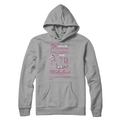 March Queen 70 And Fabulous 1951 70th Years Old Birthday-T-Shirt & Hoodie-Pullover Hoodie-Light Steel