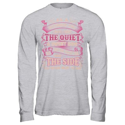 As A December Girl I Have 3 Sides Birthday Gift-T-Shirt & Hoodie-Long Sleeve T-Shirt-Sport Grey