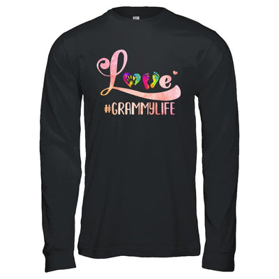 Love Grammylife Grammy-T-Shirt & Hoodie-Long Sleeve T-Shirt-Black