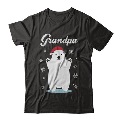 Grandpa Bear Christmas Santa Pajamas-T-Shirt & Sweatshirt-Classic T-Shirt-Black