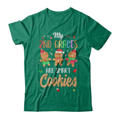 Teacher My 2nd Graders Are Smart Cookies Christmas-T-Shirt & Sweatshirt-Classic T-Shirt-Kelly Green