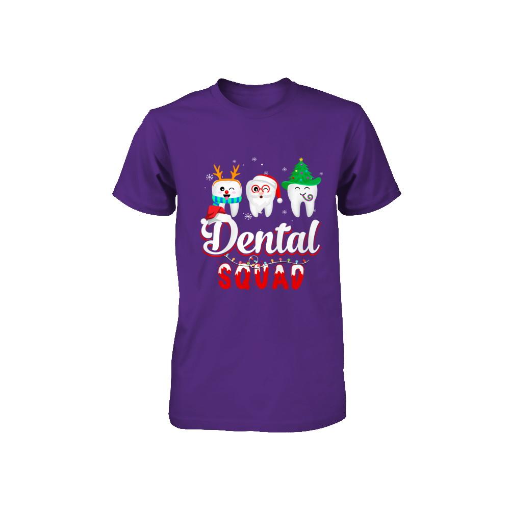 Dental Squad Tooth Christmas Dental Assistant Gifts Youth-Youth Shirt-