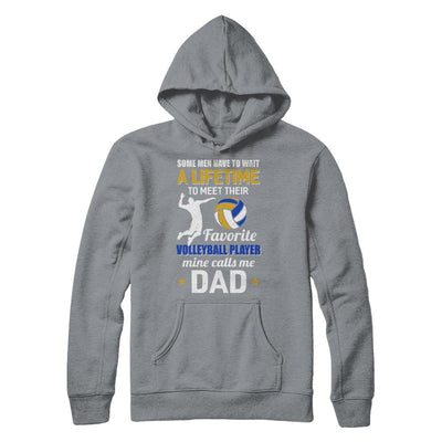 Funny My Favorite Volleyball Player Calls Me Dad-T-Shirt & Hoodie-