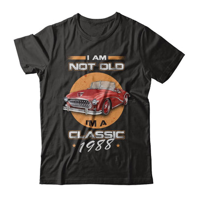 I'm Not Old I'm A Classic 1988 Car-T-Shirt & Hoodie-Classic T-Shirt-Black