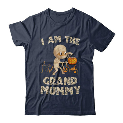 Halloween Costume I Am The The Grand Mummy Grandma-T-Shirt & Hoodie-Classic T-Shirt-Navy