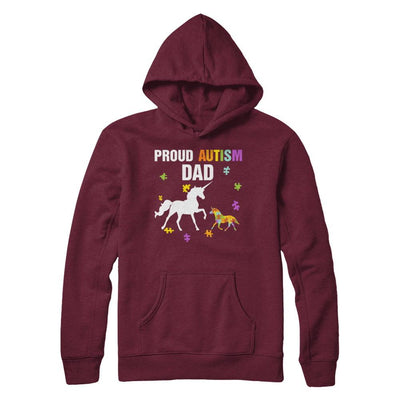 Proud Autism Dad Unicorn Autism Awareness-T-Shirt & Hoodie-