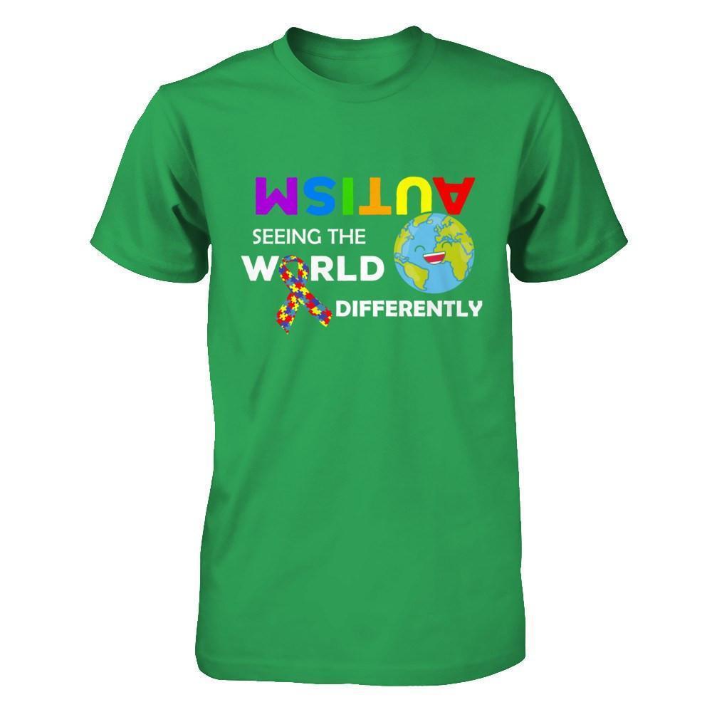 Autism Seeing The World Differently-T-Shirt & Hoodie-Premium T-Shirt-Kelly Green