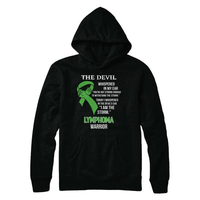 I Am The Storm Support Lymphoma Awareness Warrior Gift-T-Shirt & Hoodie-Pullover Hoodie-Black