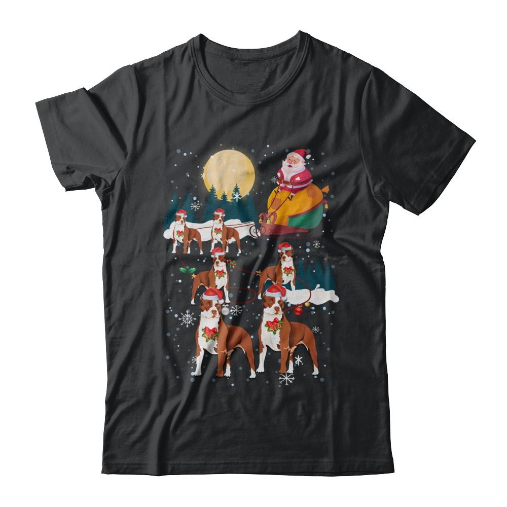 Dog Reindeer Pit bull Christmas Gift