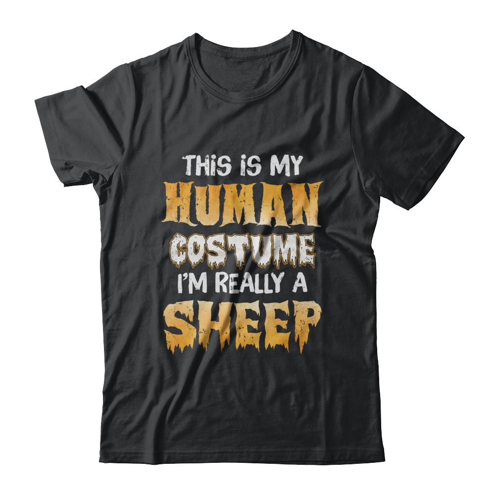 This Is My Human Costume Sheep Halloween