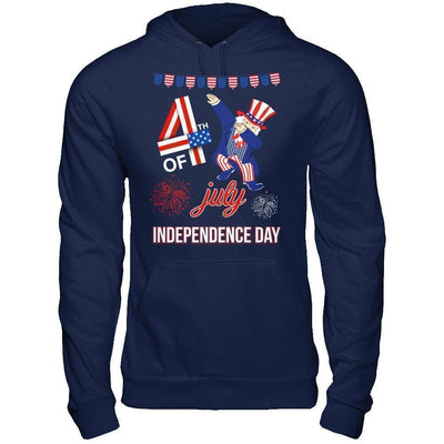 Funny Dabbing Uncle Independence Day 4Th Of July-T-Shirt & Hoodie-Pullover Hoodie-Navy