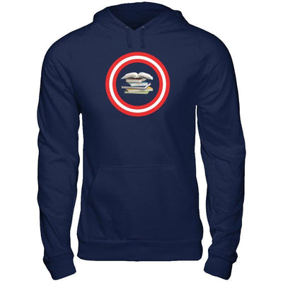 Funny I Love Reading Book Reader Lover-T-Shirt & Hoodie-Pullover Hoodie-Navy