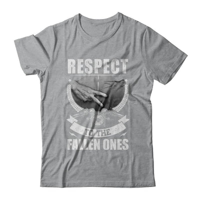 Respect To The Fallen Ones Motorbike-T-Shirt & Hoodie-Classic T-Shirt-Sport Grey