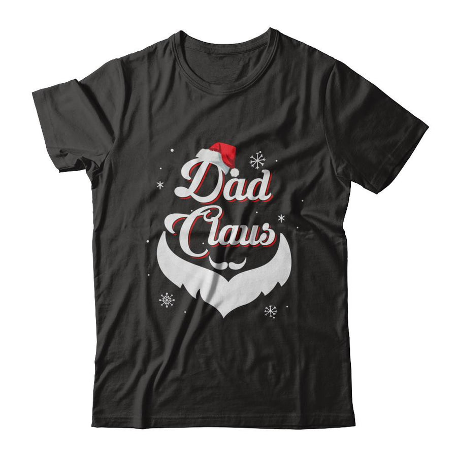 Santa Beard Matching Christmas Pajamas Dad Claus-T-Shirt & Sweatshirt-Classic T-Shirt-Black
