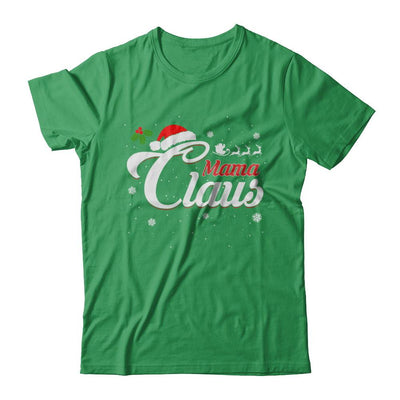 Matching Family Christmas Mama Claus-T-Shirt & Sweatshirt-Premium T-Shirt-Kelly Green