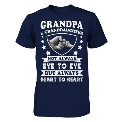 Grandpa And Granddaughter Not Always Eye To Eye-T-Shirt & Hoodie-Classic T-Shirt-Navy