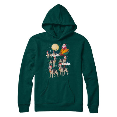 Dog Reindeer German Shepherd Christmas Gift-T-Shirt & Sweatshirt-Pullover Hoodie-Deep Forest