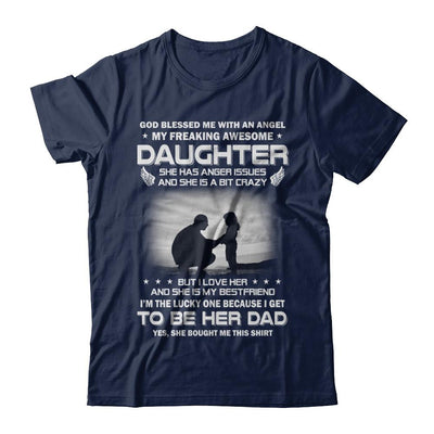 Fathers Day My Freaking Awesome Daughter Bought Me This-T-Shirt & Hoodie-Classic T-Shirt-Navy