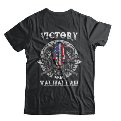 American US Flag Victory or Valhalla Viking-T-Shirt & Hoodie-Classic T-Shirt-Black