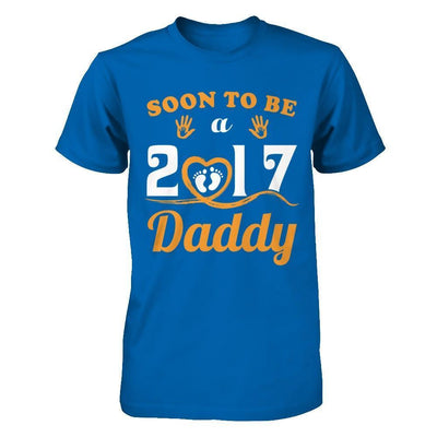 Soon To Be A Daddy Since 2017-T-Shirt & Hoodie-Classic T-Shirt-Royal