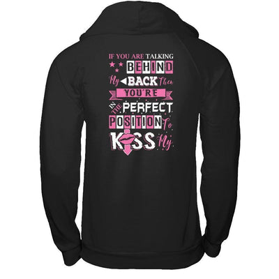 If You Are Talking Behind My Back-T-Shirt & Hoodie-Pullover Hoodie-Black