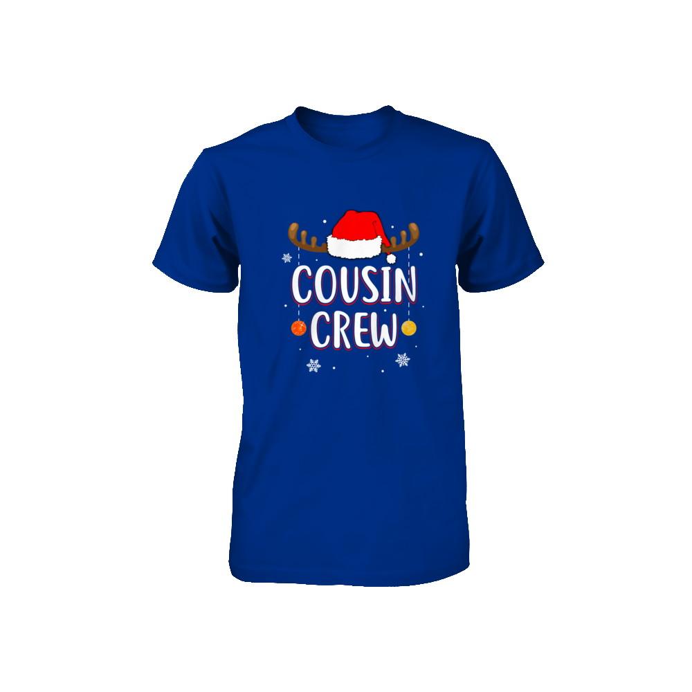 Cousin Crew Reindeer Matching Family Christmas Youth-Youth Shirt-