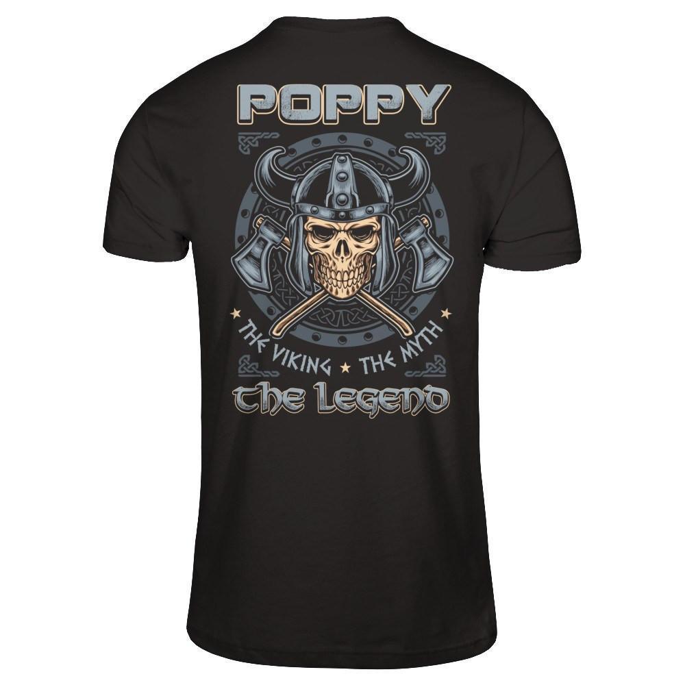 Poppy The Viking The Myth The Legend-T-Shirt & Hoodie-Classic T-Shirt-Black