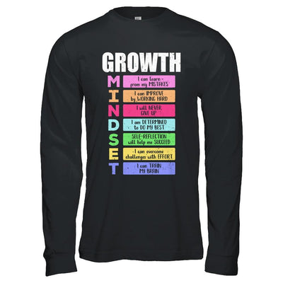 Growth Mindset-T-Shirt & Hoodie-Long Sleeve T-Shirt-Black