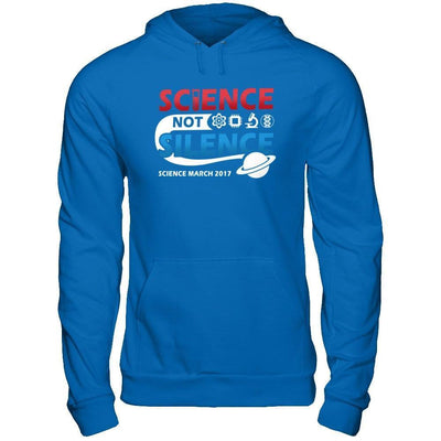 Science Not Silence March Science Earth Day 2017-T-Shirt & Hoodie-Pullover Hoodie-Royal