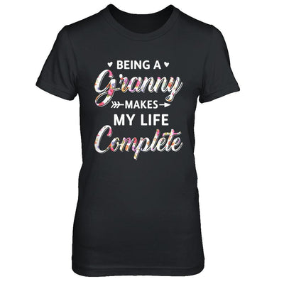 Being A Granny Makes My Life Complete Mothers Day-T-Shirt & Hoodie-Women's T-Shirt-Black