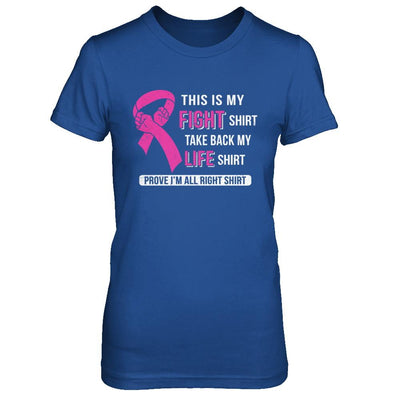 This Is My Fight Breast Cancer Awareness-T-Shirt & Hoodie-Women's T-Shirt-Royal