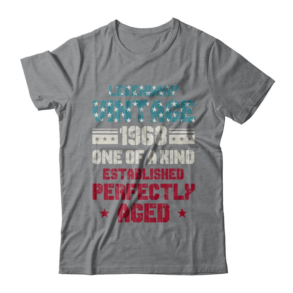 Legendary Vintage 1968 53th Years Old Birthday Gift-T-Shirt & Hoodie-Classic T-Shirt-Sport Grey