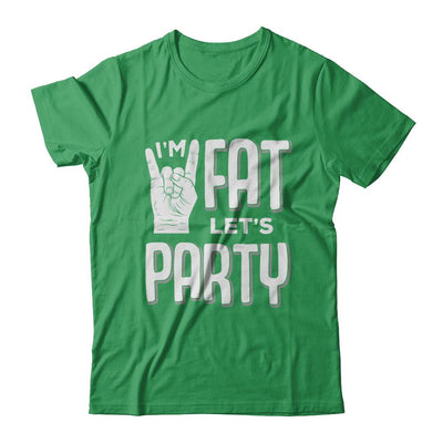 I'm Fat Let's Party Funny Drinking Beer Wine-T-Shirt & Hoodie-Premium T-Shirt-Kelly Green