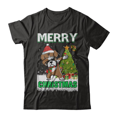 Cute Boxer Claus Merry Christmas Ugly Sweater-T-Shirt & Sweatshirt-Premium T-Shirt-Black